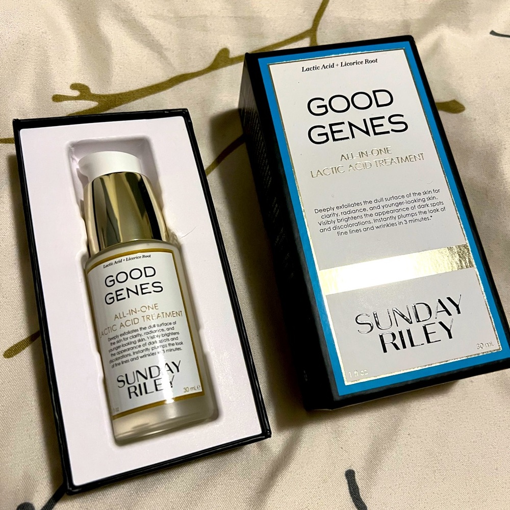 Sunday Riley Good Genes AHA Lactic Acid Treatment NIB 1oz